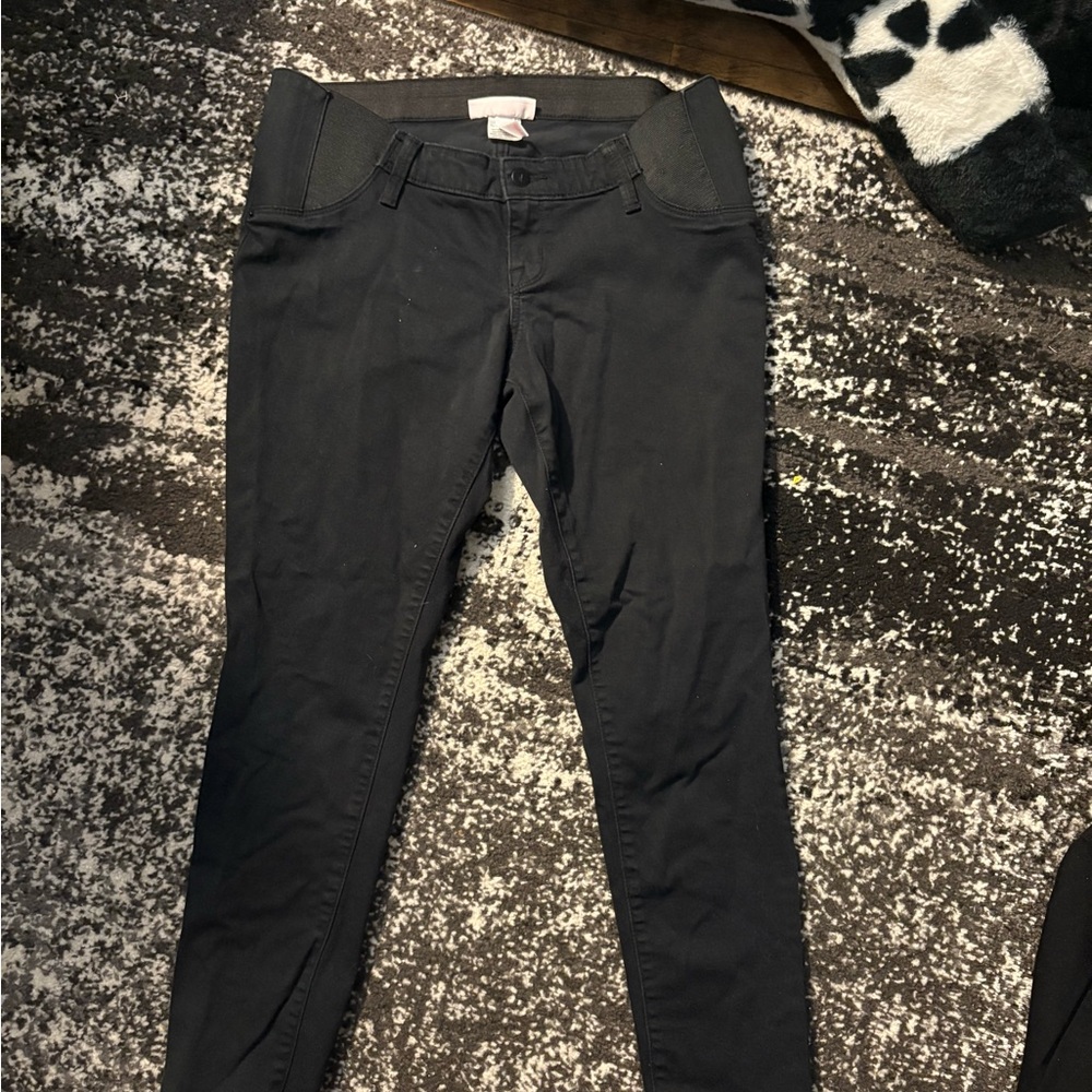 Black Skinny Maternity Jeans